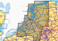 Carte marine Navionics Platinium+ NPEU076R - Benelux & Germany, West - 010-C1321-40