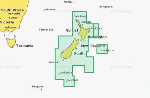 Carte marine Navionics Platinium+ NPPC029R - New Zealand - 010-C1362-40