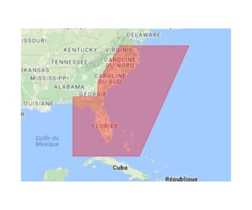 C-MAP CAPE HENRY TO APALACHICOLA (B)-MAX M-NA-M321-MS cartographie marine