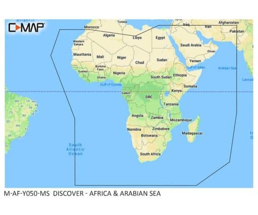 C-MAP DISCOVER - Africa & Arabian Sea M-AF-Y050-MS cartographie marine