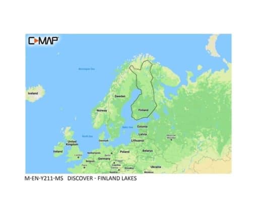 C-MAP DISCOVER - Finland Lakes M-EN-Y211-MS cartographie marine