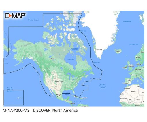 C-MAP DISCOVER - NORTH AMERICA M-NA-Y200-MS cartographie marine