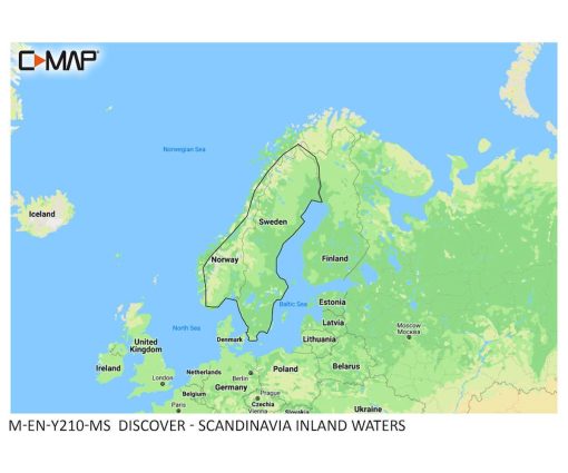 C-MAP DISCOVER - Scandinavia Inland Waters M-EN-Y210-MS cartographie marine