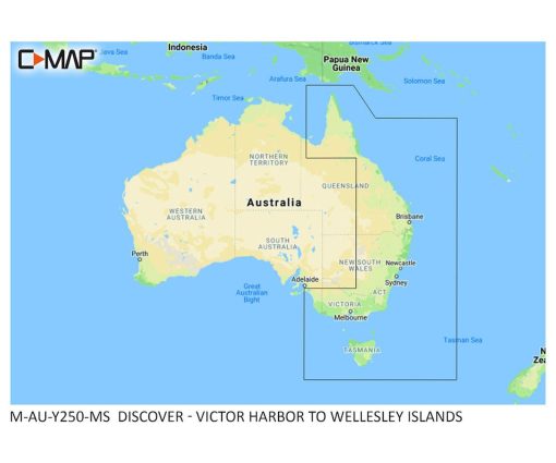 C-MAP DISCOVER - VICTOR HARBOR-WELLESLEY ISL M-AU-Y250-MS cartographie marine