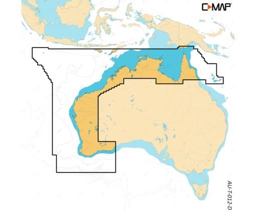 C-MAP DISCOVER X - CAIRNS, ESPERANCE M-AU-T-012-D-MS cartographie marine