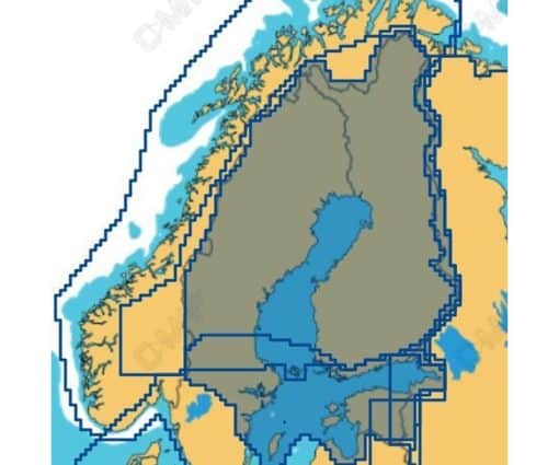 C-MAP DISCOVER X - FINLAND INLAND AND BALTIC SEA M-EN-T-326-D-MS cartographie marine