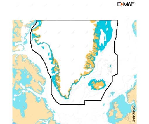 C-MAP DISCOVER X - GREENLAND M-EN-T-040-D-MS cartographie marine