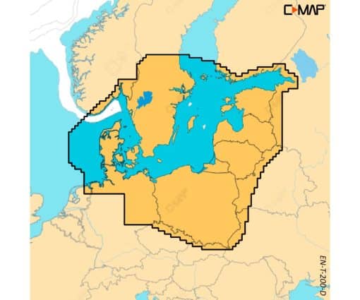 C-MAP DISCOVER X - SKAGERACK, KATTEGATT AND BALTIC SEA M-EN-T-200-D-MS cartographie marine