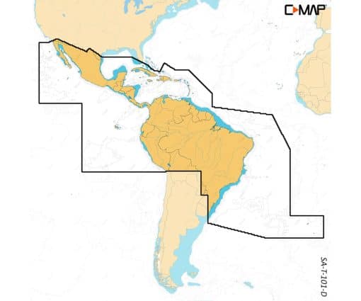 C-MAP DISCOVER X - SOUTH AMERICA NORTH EAST M-SA-T-101-D-MS cartographie marine