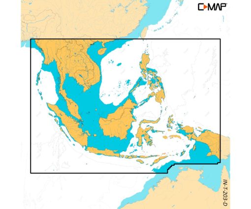 C-MAP DISCOVER X - THAILAND, MALAYSIA, WEST INDONESIA M-IN-T-203-D-MS cartographie marine