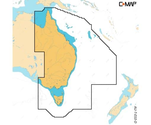 C-MAP DISCOVER X - VICTOR HARBOR, WELLESLEY ISLANDS M-AU-T-010-D-MS cartographie marine