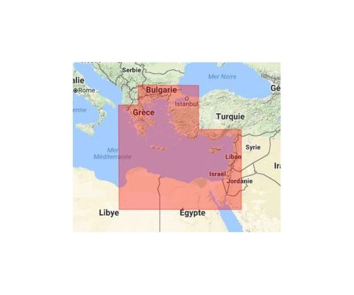 C-MAP EAST MEDITERRANEAN COASTS BATHY-MAX M-EM-M201-MS cartographie marine