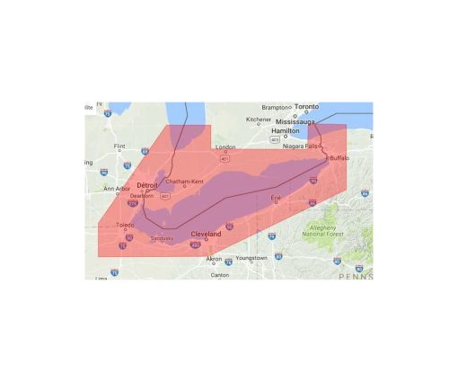 C-MAP LAKE ERIE AND LAKE ST CLAIR (B)-MAX M-NA-M053-MS cartographie marine