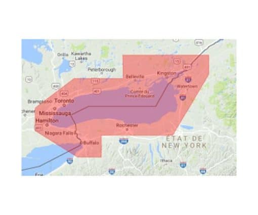 C-MAP LAKE ONTARIO (B)-MAX M-NA-M054-MS cartographie marine