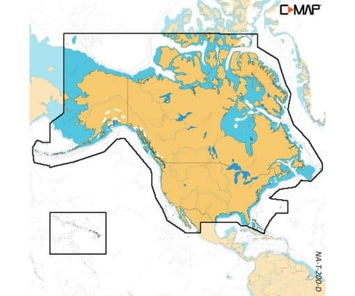 C-MAP DISCOVER X - NORTH AMERICA M-NA-T-200-D-MS cartographie marine