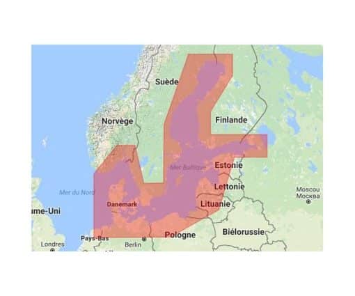 C-MAP NORTHERN EUROPE BATHY-MAX M-EN-M352-MS cartographie marine