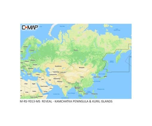 C-MAP REVEAL - Kamchatka Peninsula & Kuril Islands M-RS-Y013-MS cartographie marine