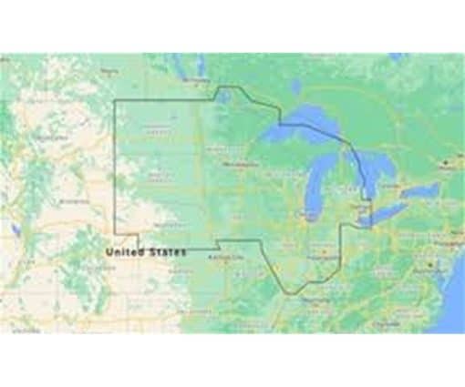 C-MAP REVEAL LAKES - US LAKES NORTH CENTRAL M-NA-Y212-MS cartographie marine