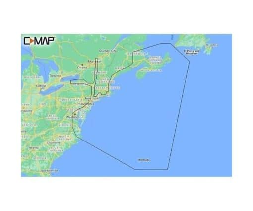 C-MAP REVEAL - NOVA SCOTIA TO CHESAPEAKE BAY M-NA-Y202-MS cartographie marine