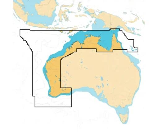 C-MAP REVEAL X - CAIRNS, ESPERANCE M-AU-T-012-R-MS cartographie marine