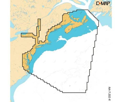 C-MAP REVEAL X - GULF OF MEXICO AND BAHAMAS M-NA-T-204-R-MS cartographie marine