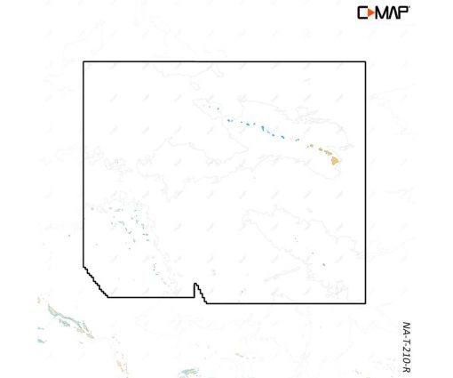 C-MAP REVEAL X - HAWAII, MARSHALL IS., FRENCH POLYNESIA M-NA-T-210-R-MS cartographie marine