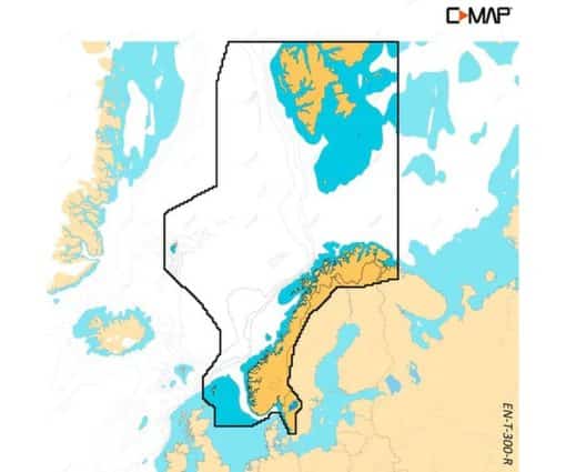 C-MAP REVEAL X - NORTH SEA M-EN-T-300-R-MS cartographie marine