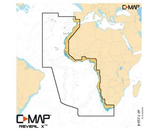 C-MAP REVEAL X - WEST AFRICA M-AF-T-210-R-MS cartographie marine