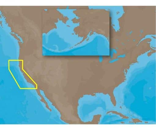 C-MAP SAN DIEGO TO CAPE BLANCO (B)-MAX M-NA-M620-MS cartographie marine