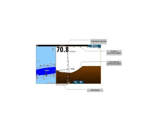 Sonde Lowrance ForwardScan tige longue avec sabot - 000-13284-001_4_1