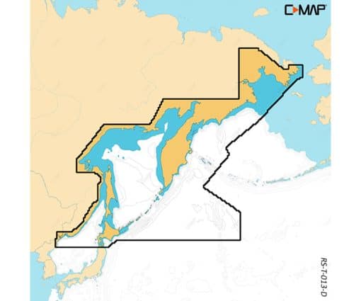 C-MAP DISCOVER X - KAMCHATKA PENINSULA AND KURIL ISLANDS M-RS-T-013-D-MS cartographie marine