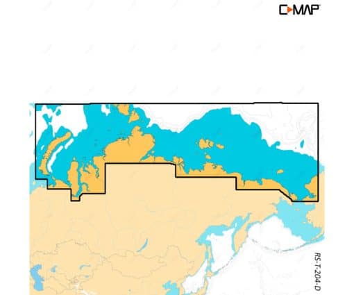 C-MAP DISCOVER X - RUSSIAN FEDERATION NORTH EAST M-RS-T-204-D-MS cartographie marine