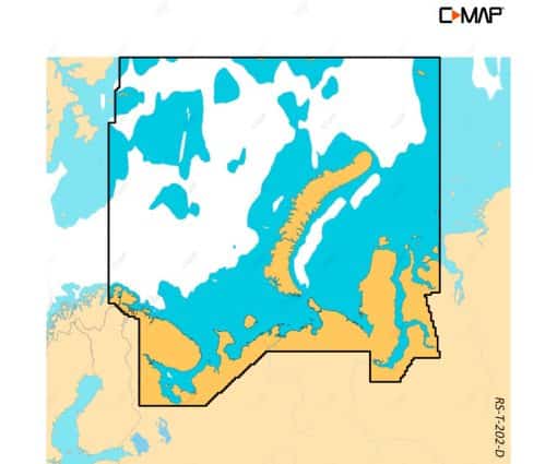 C-MAP DISCOVER X - RUSSIAN FEDERATION NORTH WEST M-RS-T-202-D-MS cartographie marine