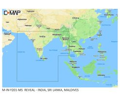 C-MAP REVEAL - INDIA, SRI LANKA, MALDIVES M-IN-Y201-MS