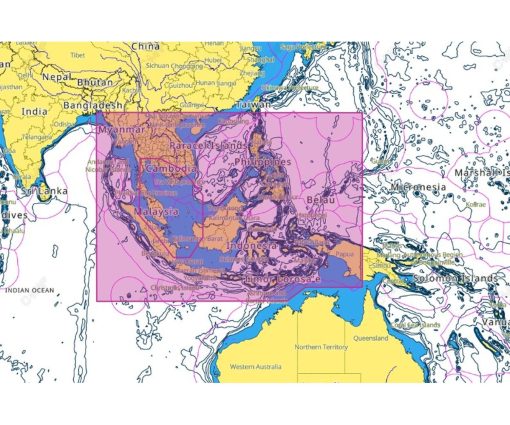 C-MAP REVEAL - THAILAND, MALAYSIA,WEST INDONESIA M-IN-Y203-MS cartographie marine