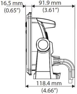 Dimensions lowrance FS 9