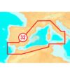 Cartographie-Compact-Flash-Navionics-platinium-32P-Mediterranean-West_1 Occasion - Cartographie Compact Flash Navionics platinium 32P Mediterranean West
