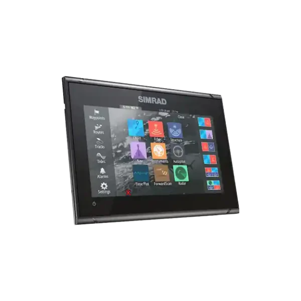 Simrad GO9 – GO7 – vue main menu - sans étrier Simrad GO9 – GO7 – vue main menu - sans étrier