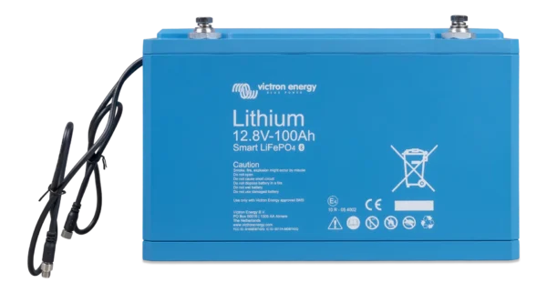 BAT512110610LiFePO4Battery128V-100AhSmartfront Victron - Lithium SMART LiFePO4 batterie - 12v et 24v