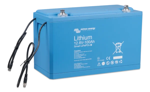 BAT512110610LiFePO4Battery128V-100AhSmartright-top Victron - Lithium SMART LiFePO4 batterie - 12v et 24v