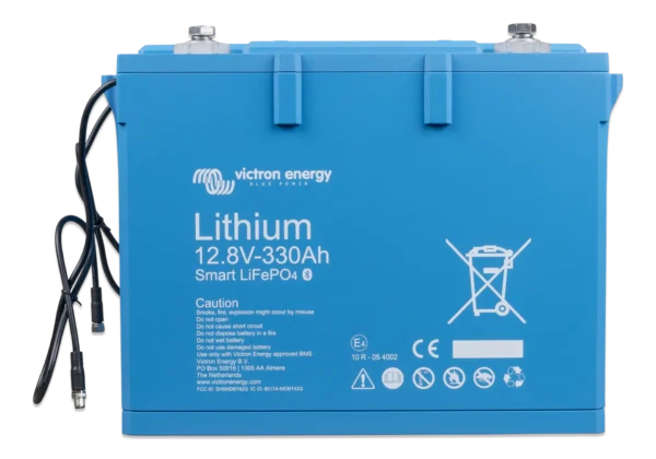 BAT512132410LiFePO4Battery128V-330AhSmartfront Victron - Lithium SMART LiFePO4 batterie - 12v et 24v