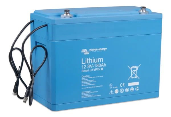 LiFePO4Battery128V-180AhSmartright-top Victron - Lithium SMART LiFePO4 batterie - 12v et 24v