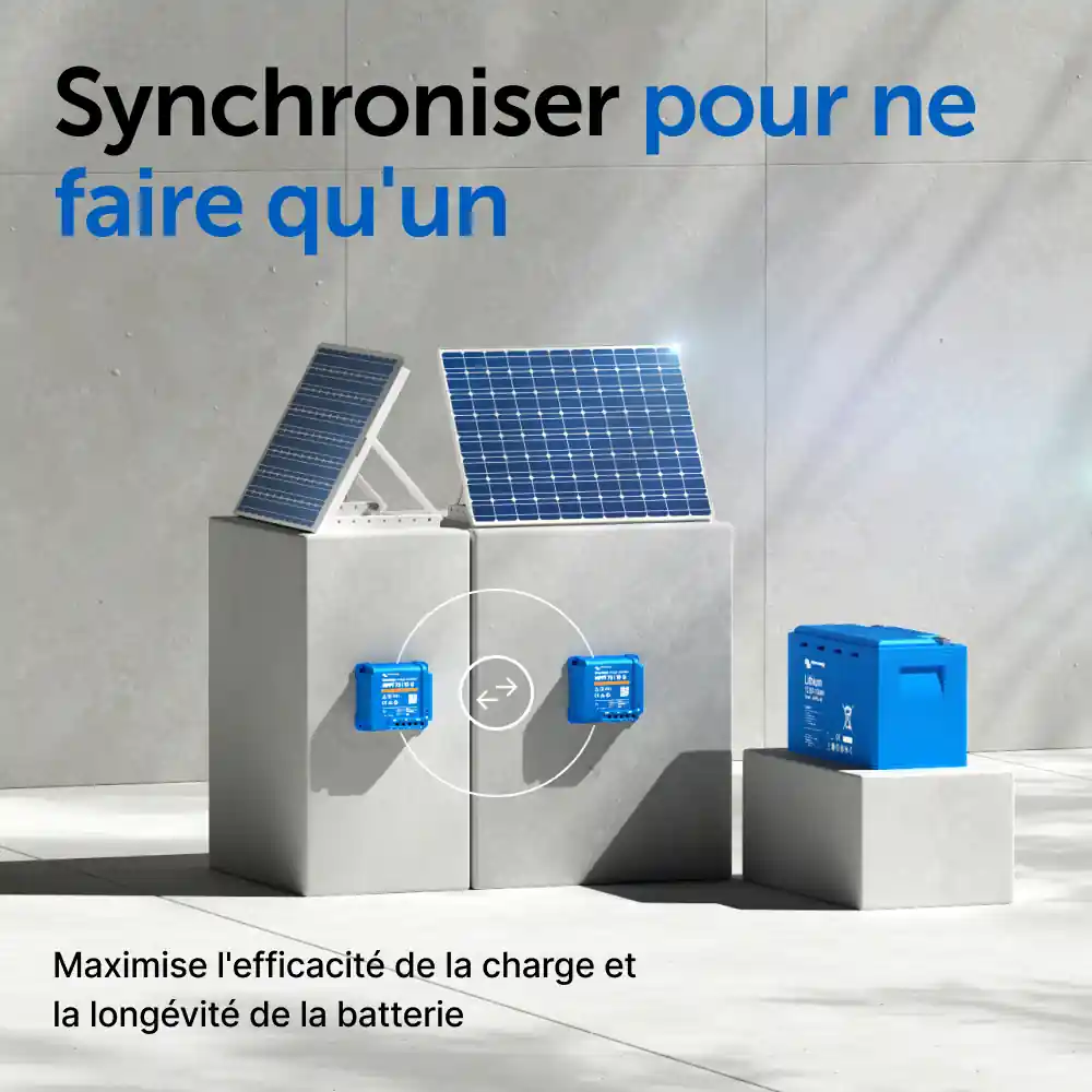 Synchronisation multi MPPT Victron SmartSolar