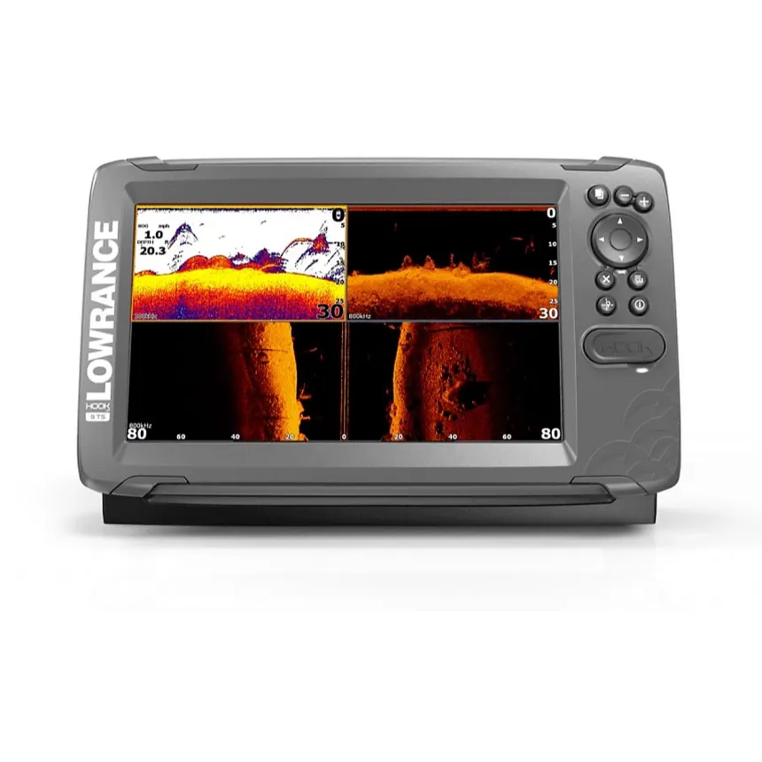 Cache protecteur Lowrance HOOK2 9 pouces installé