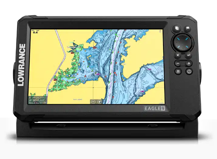 Cartographie C-MAP Discover compatible Lowrance Eagle 9 : fond de carte mondial et option mise à niveau C-MAP