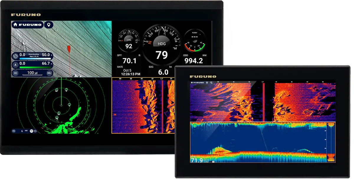 Écran multifonction gps sondeur Furuno TZTouchE 9 pouces intégration réseau NavNet