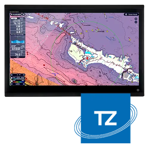 Cartographie TZ MAPS Furuno TZMAP9 affichage navigation