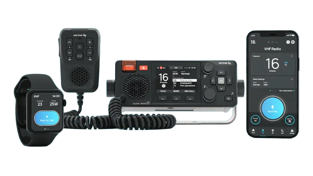 Connectivité appareils VHF AIS Em-Trak X100