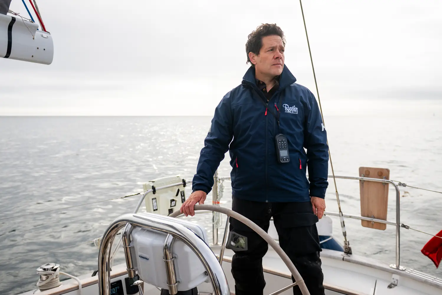 Télécommande RCU-1 Raymarine utilisée pour la navigation en solitaire